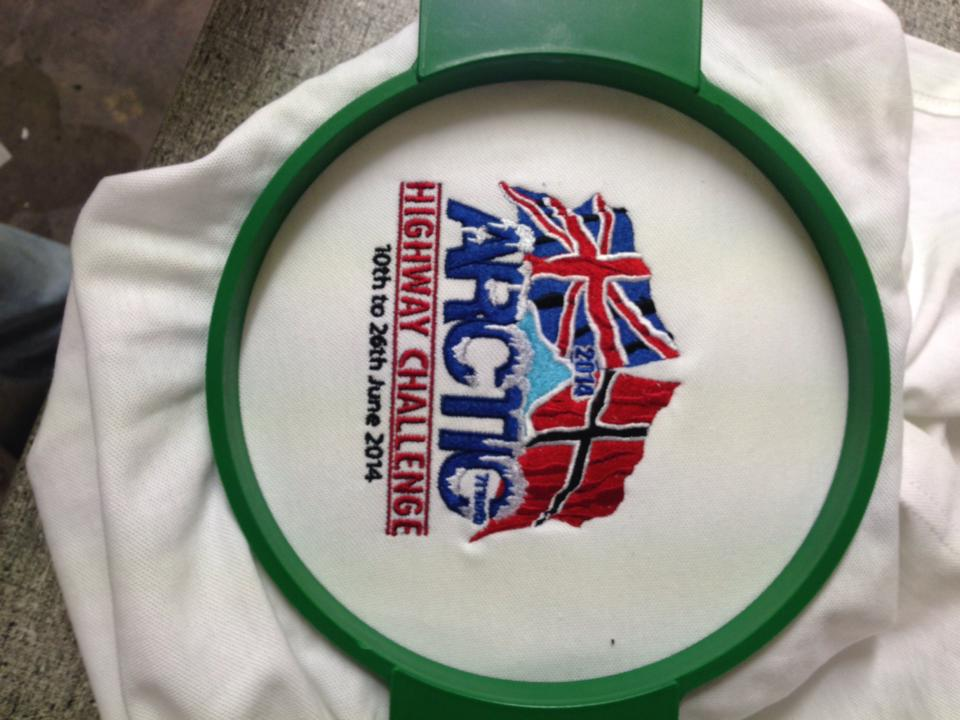 logo embroidery kent