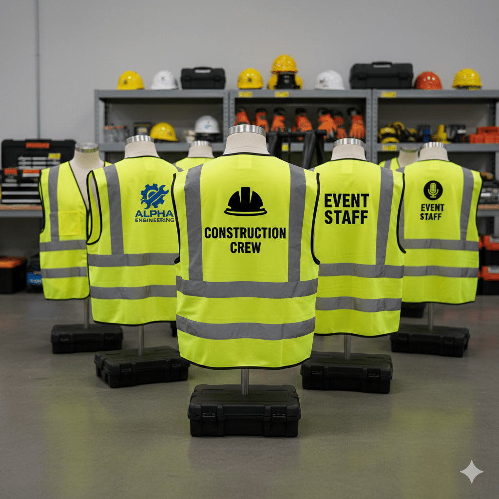 Custom Printed Safety Vests