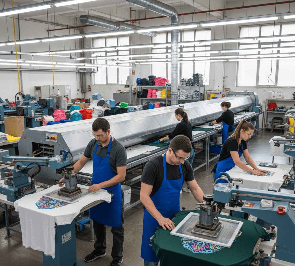 Factory Staff T-Shirt Printing