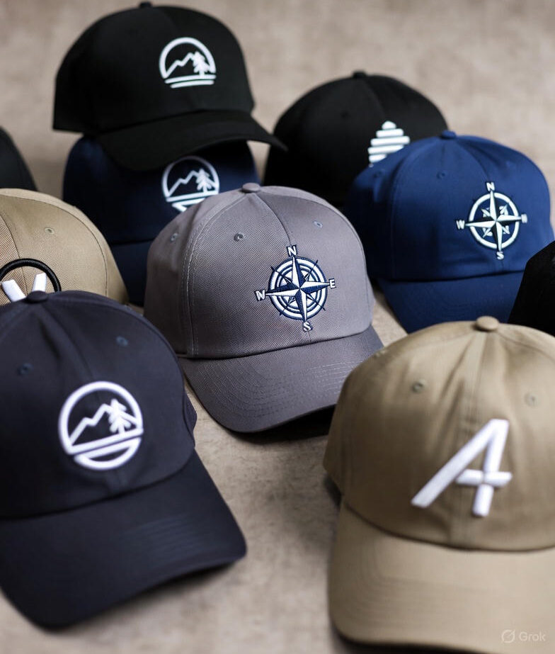 Logo Embroidery on Caps