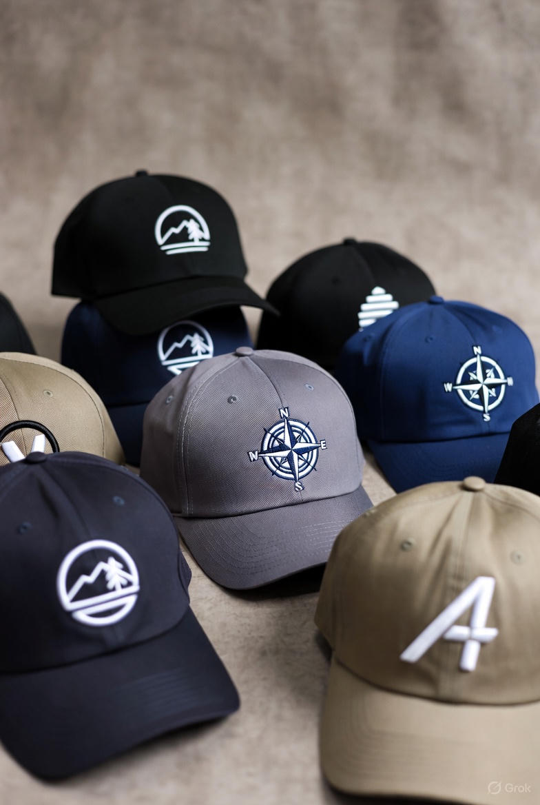 Logo Embroidery on Caps