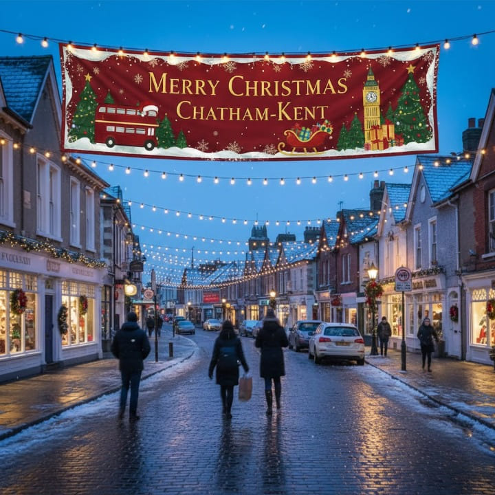 Customised Banner Design for Christmas in Chatham Kent