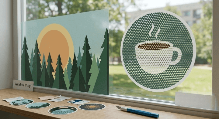 Window Vinyl & Perforated Film