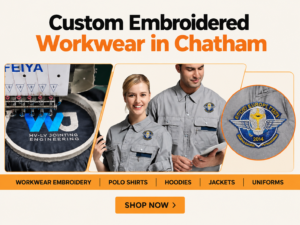 Custom Embroidered Workwear in Chatham