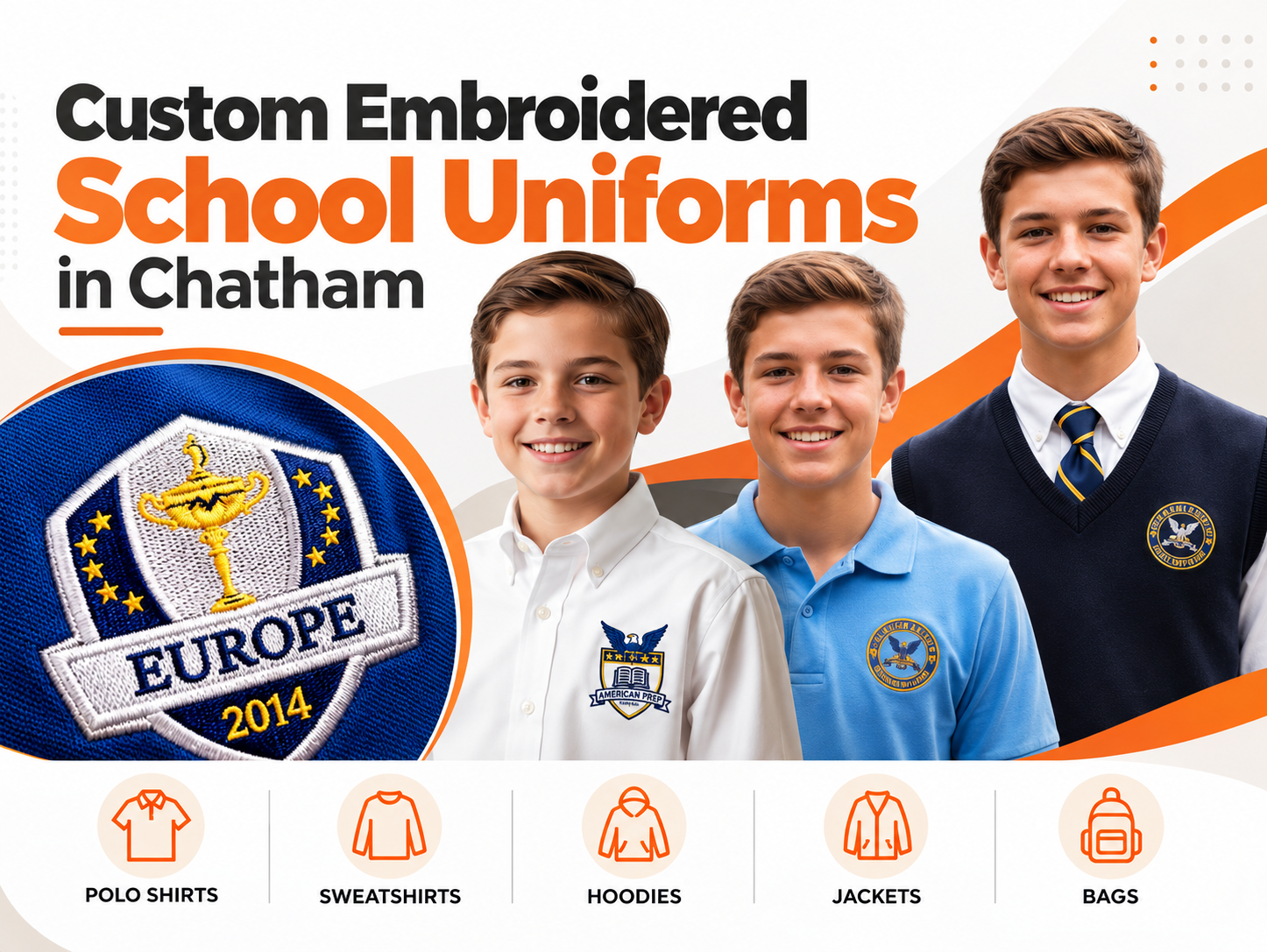 School Uniform Embroidery in Chatham